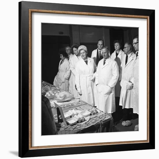 Local Dignitaries During an Open Day at Spillers Foods in Gainsborough, Lincolnshire, 1962-Michael Walters-Framed Photographic Print