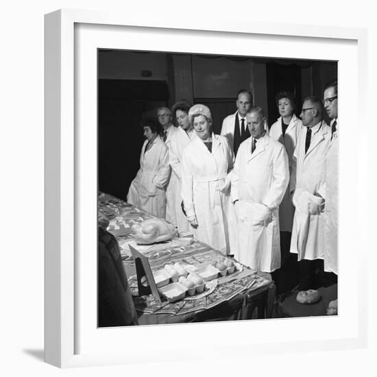 Local Dignitaries During an Open Day at Spillers Foods in Gainsborough, Lincolnshire, 1962-Michael Walters-Framed Photographic Print