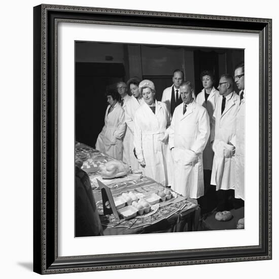 Local Dignitaries During an Open Day at Spillers Foods in Gainsborough, Lincolnshire, 1962-Michael Walters-Framed Photographic Print