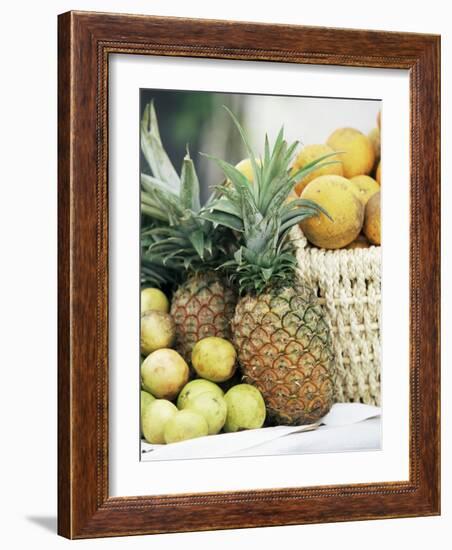 Local Fruit, Martinique, Lesser Antilles, West Indies, Caribbean, Central America-Yadid Levy-Framed Photographic Print