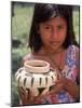 Local Girl with Pottery, Panama-Bill Bachmann-Mounted Photographic Print