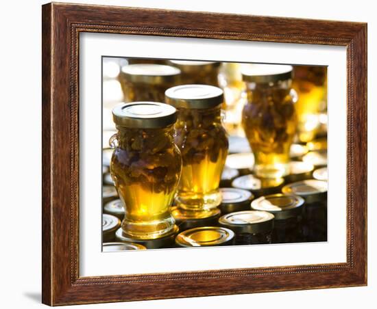 Local Honey, Anafonitria, Zakynthos, Ionian Islands, Greece-Walter Bibikow-Framed Photographic Print