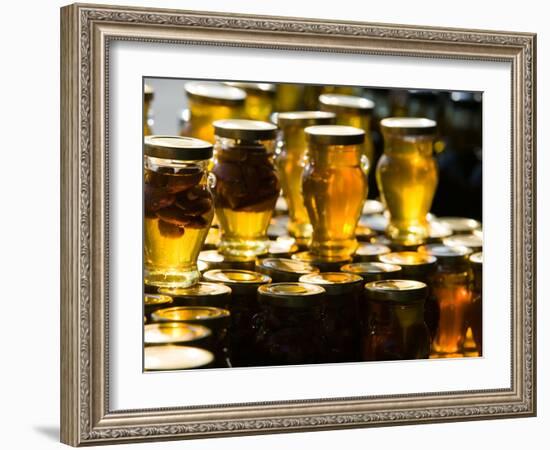 Local Honey, Anafonitria, Zakynthos, Ionian Islands, Greece-Walter Bibikow-Framed Photographic Print