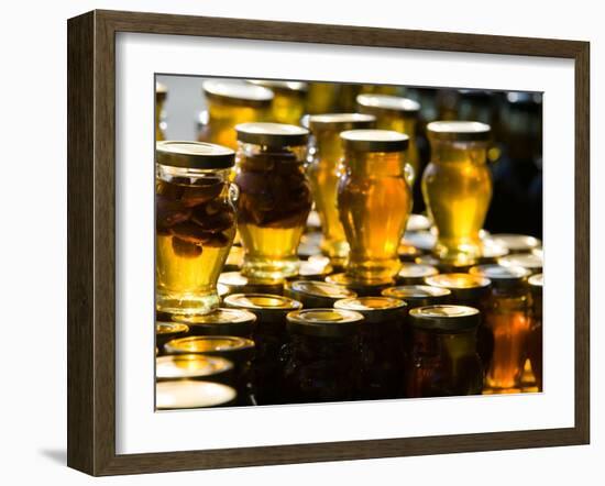 Local Honey, Anafonitria, Zakynthos, Ionian Islands, Greece-Walter Bibikow-Framed Photographic Print