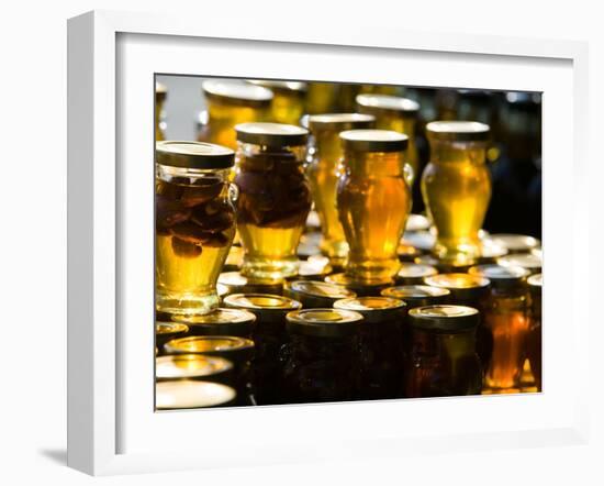 Local Honey, Anafonitria, Zakynthos, Ionian Islands, Greece-Walter Bibikow-Framed Photographic Print