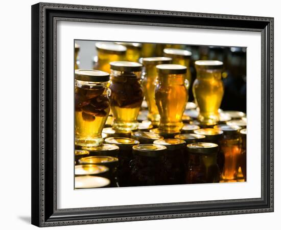 Local Honey, Anafonitria, Zakynthos, Ionian Islands, Greece-Walter Bibikow-Framed Photographic Print