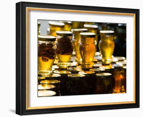 Local Honey, Anafonitria, Zakynthos, Ionian Islands, Greece-Walter Bibikow-Framed Photographic Print