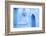 Local Man in the Blue Streets of the Medina, Chefchaouen, Morocco, North Africa, Africa-Jordan Banks-Framed Photographic Print