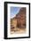 Local Man on Donkey Passes Qasr Al-Bint Temple, Jordan-Eleanor Scriven-Framed Photographic Print