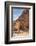 Local Man on Donkey Passes Qasr Al-Bint Temple, Jordan-Eleanor Scriven-Framed Photographic Print