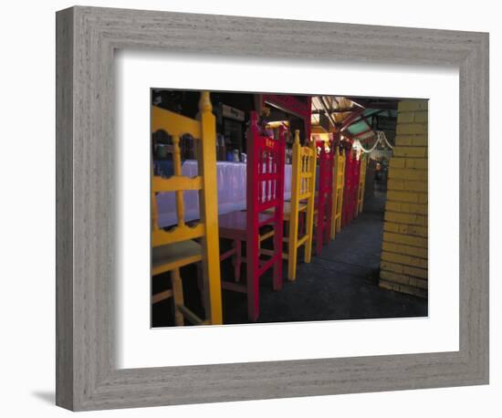 Local Oaxacan Cafe, Mexico-Judith Haden-Framed Photographic Print