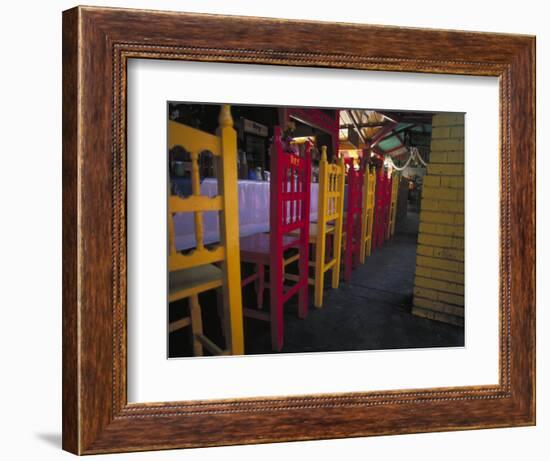 Local Oaxacan Cafe, Mexico-Judith Haden-Framed Photographic Print