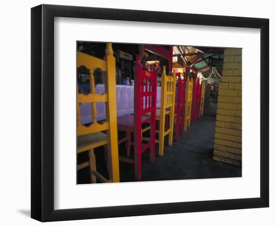 Local Oaxacan Cafe, Mexico-Judith Haden-Framed Photographic Print