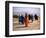 Local People Travel the Road Between Nouadhibou and Mouackchott, Mauritania-Jane Sweeney-Framed Photographic Print