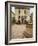 Local Restaurant in Piazza, Pienza, Italy-Dennis Flaherty-Framed Photographic Print