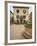 Local Restaurant in Piazza, Pienza, Italy-Dennis Flaherty-Framed Photographic Print