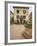 Local Restaurant in Piazza, Pienza, Italy-Dennis Flaherty-Framed Photographic Print