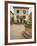 Local Restaurant in Piazza, Pienza, Italy-Dennis Flaherty-Framed Photographic Print