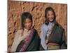 Local Tibetan Girls, Tibet, China, Asia-Gavin Hellier-Mounted Photographic Print