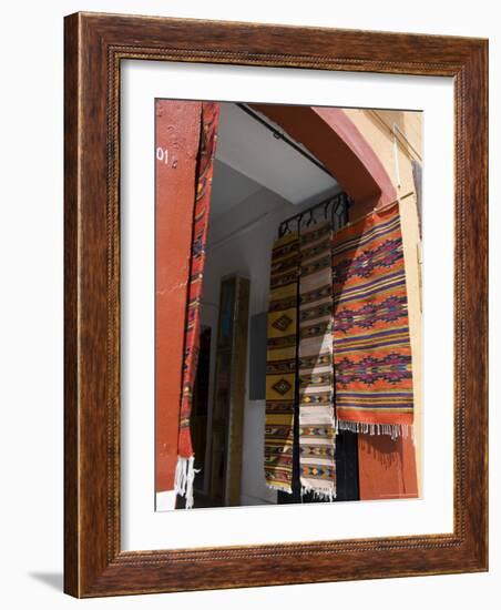 Local Weaving, Oaxaca City, Oaxaca, Mexico, North America-R H Productions-Framed Photographic Print