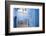 Local Women Walking Through the Blue Streets of the Medina, Chefchaouen, Morocco, Africa-Jordan Banks-Framed Photographic Print