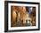 Locals in Street at Night, Taormina, Sicily, Italy, Europe-Martin Child-Framed Photographic Print