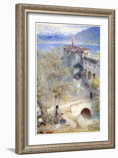 Locarno, Lake Maggiore, 1905-Albert Goodwin-Framed Giclee Print