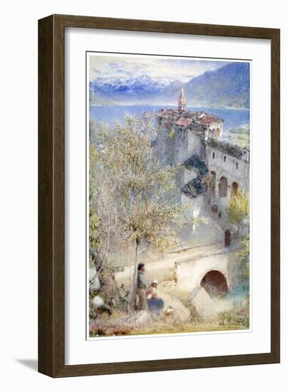 Locarno, Lake Maggiore, 1905-Albert Goodwin-Framed Giclee Print