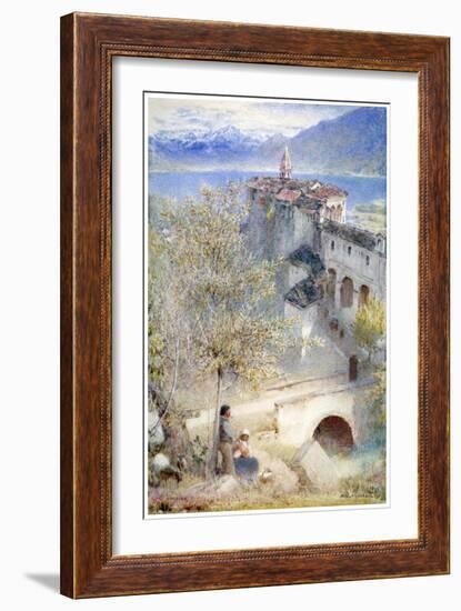 Locarno, Lake Maggiore, 1905-Albert Goodwin-Framed Giclee Print