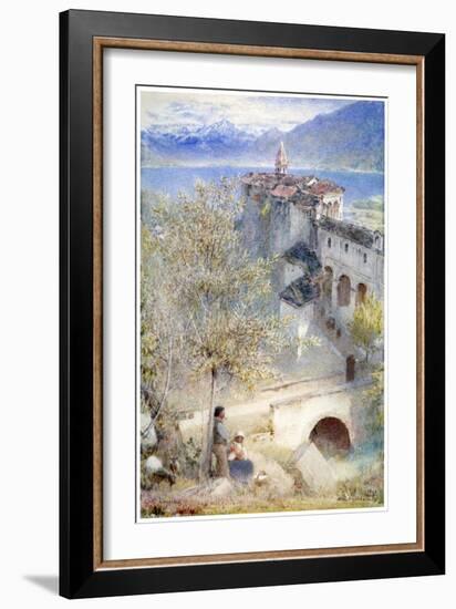 Locarno, Lake Maggiore, 1905-Albert Goodwin-Framed Giclee Print