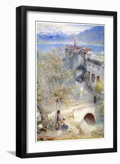 Locarno, Lake Maggiore, 1905-Albert Goodwin-Framed Giclee Print