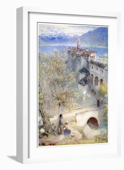 Locarno, Lake Maggiore, 1905-Albert Goodwin-Framed Giclee Print