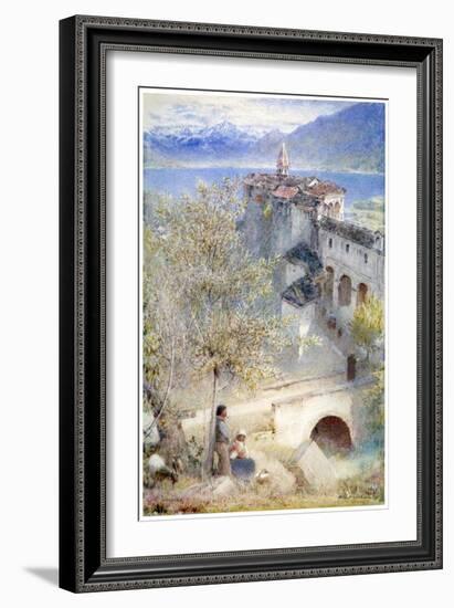 Locarno, Lake Maggiore, 1905-Albert Goodwin-Framed Giclee Print