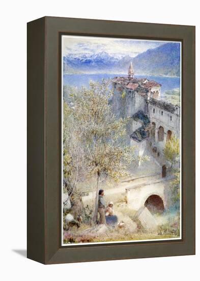 Locarno, Lake Maggiore, 1905-Albert Goodwin-Framed Premier Image Canvas