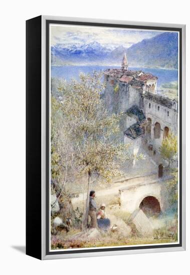 Locarno, Lake Maggiore, 1905-Albert Goodwin-Framed Premier Image Canvas