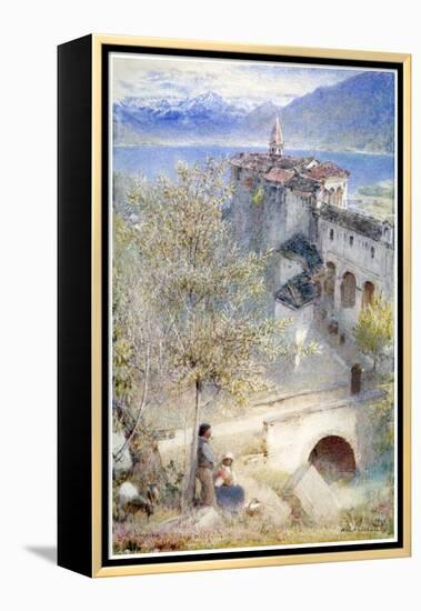 Locarno, Lake Maggiore, 1905-Albert Goodwin-Framed Premier Image Canvas