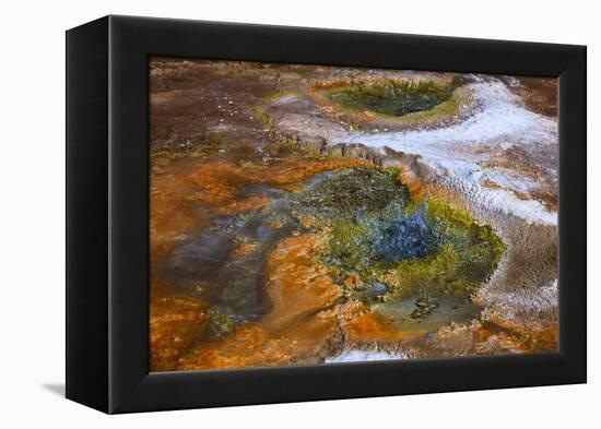 Located in the vast pools of geothermal activity at El Tatio-Mallorie Ostrowitz-Framed Premier Image Canvas