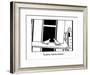 "Location, location, location." - New Yorker Cartoon-Bruce Eric Kaplan-Framed Premium Giclee Print