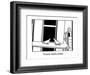 "Location, location, location." - New Yorker Cartoon-Bruce Eric Kaplan-Framed Premium Giclee Print