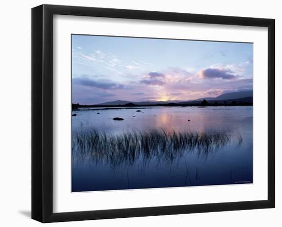 Loch Ba' at Sunrise, Rannoch Moor, Near Glencoe, Western Highlands, Scotland, United Kingdom-Lee Frost-Framed Photographic Print