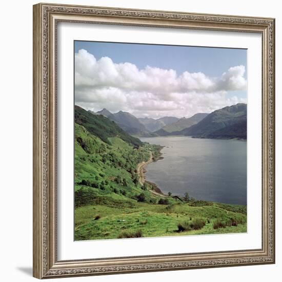 Loch Duick and the Five Sisters of Kintail-CM Dixon-Framed Photographic Print