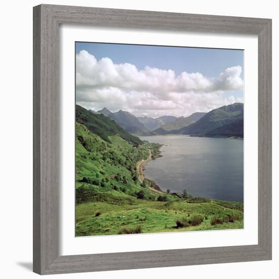 Loch Duick and the Five Sisters of Kintail-CM Dixon-Framed Photographic Print