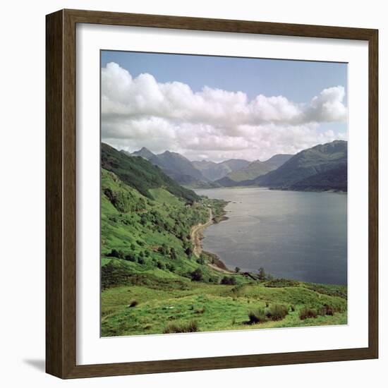 Loch Duick and the Five Sisters of Kintail-CM Dixon-Framed Photographic Print