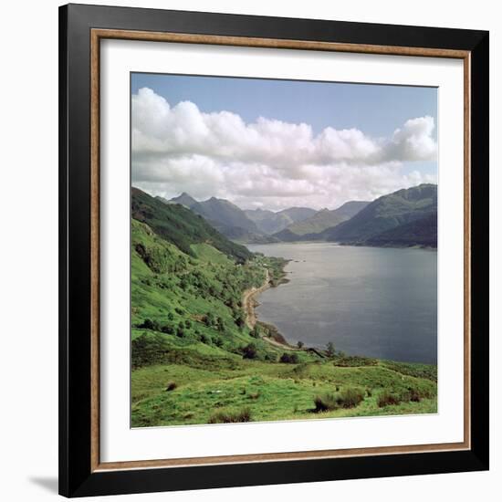 Loch Duick and the Five Sisters of Kintail-CM Dixon-Framed Photographic Print