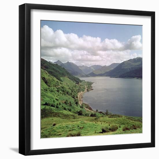 Loch Duick and the Five Sisters of Kintail-CM Dixon-Framed Photographic Print