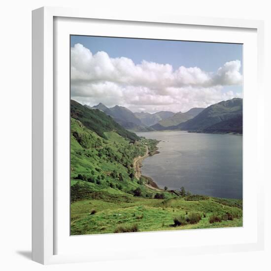 Loch Duick and the Five Sisters of Kintail-CM Dixon-Framed Photographic Print