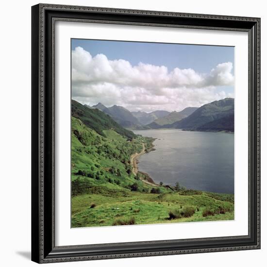 Loch Duick and the Five Sisters of Kintail-CM Dixon-Framed Photographic Print