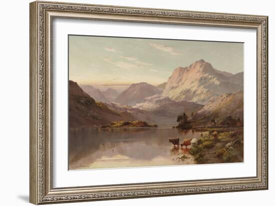 Loch Fad (Oil)-Alfred De Breanski-Framed Giclee Print