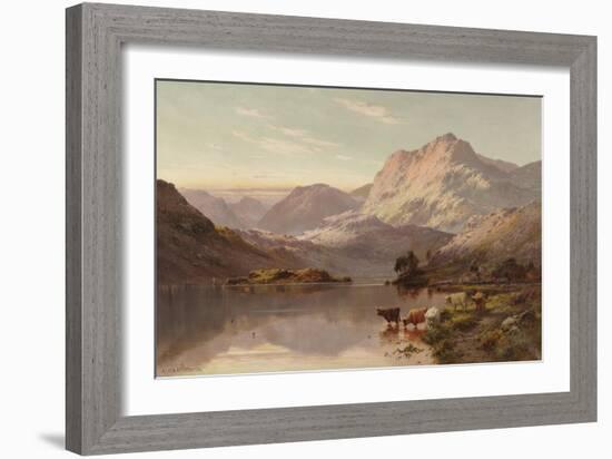 Loch Fad (Oil)-Alfred De Breanski-Framed Giclee Print