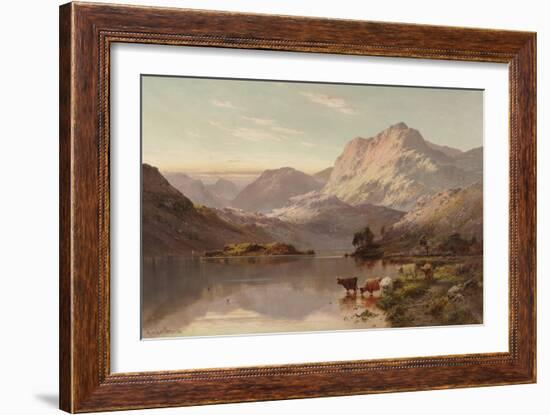 Loch Fad (Oil)-Alfred De Breanski-Framed Giclee Print